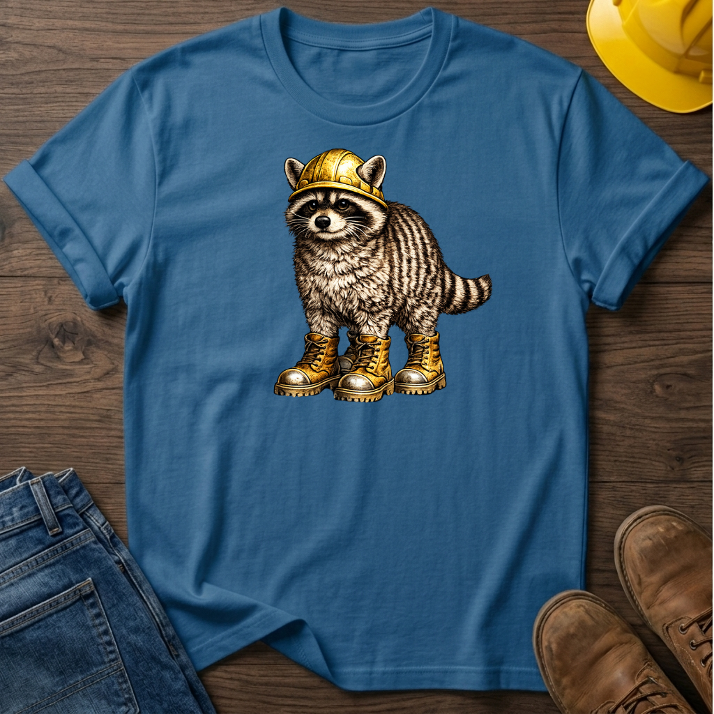 Raccoon in Boots T-Shirt