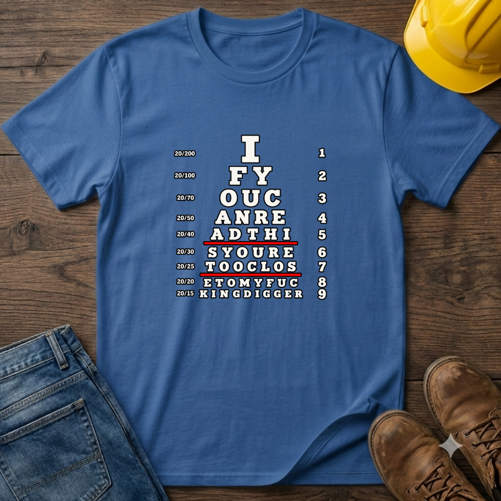 Eye Chart - Digger T-Shirt
