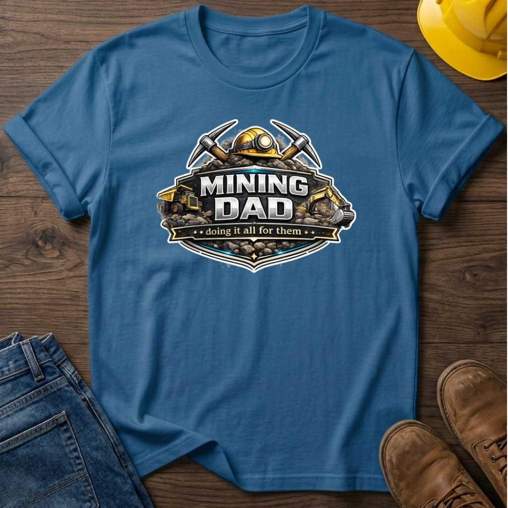 Mining Dad Doing It For Them T-Shirt