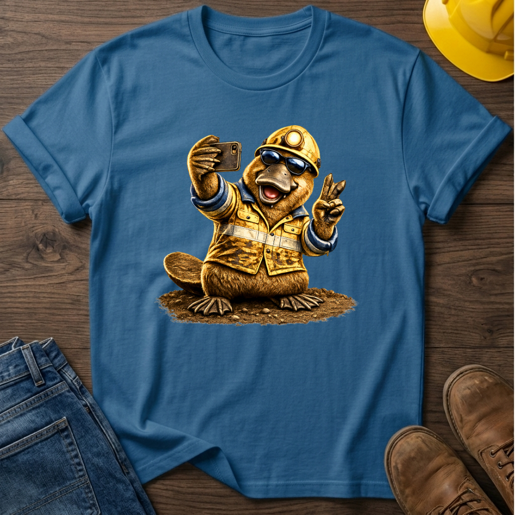 Platypus Miner Selfie T-Shirt