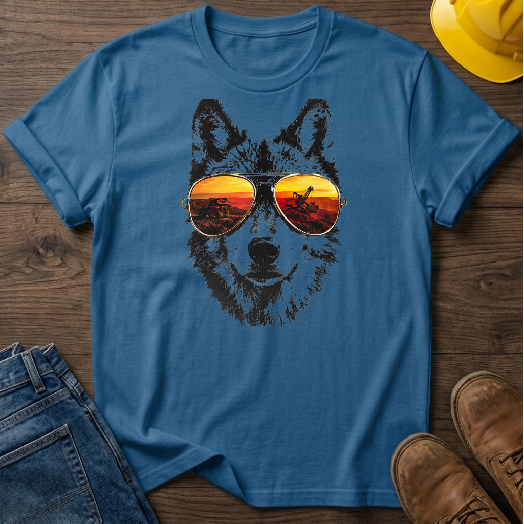 Wolf With Sunglasses T-Shirt