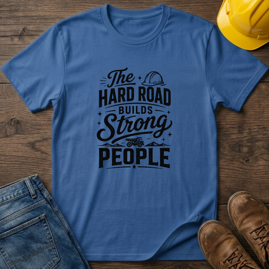The Hard Road Builds Strong People T-Shirt