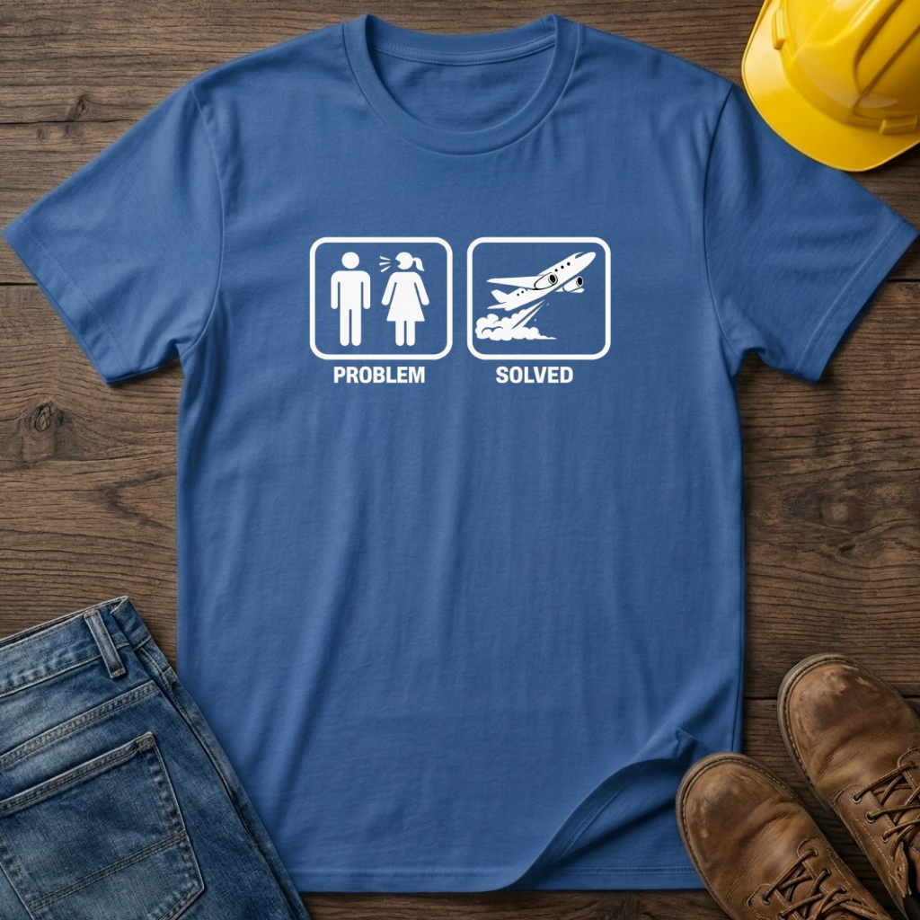 Problem Solved Fly Out Day T-Shirt