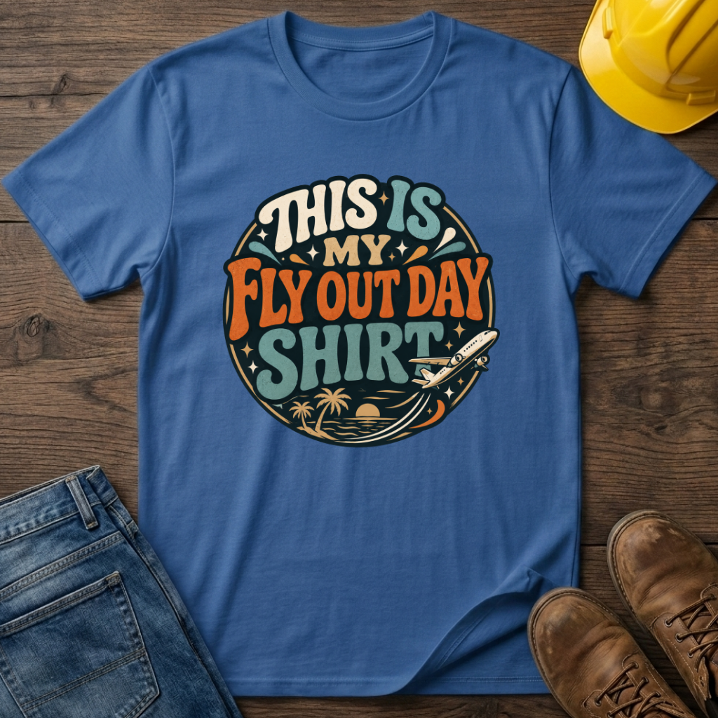 Fly Out Day Shirt Circle T-Shirt