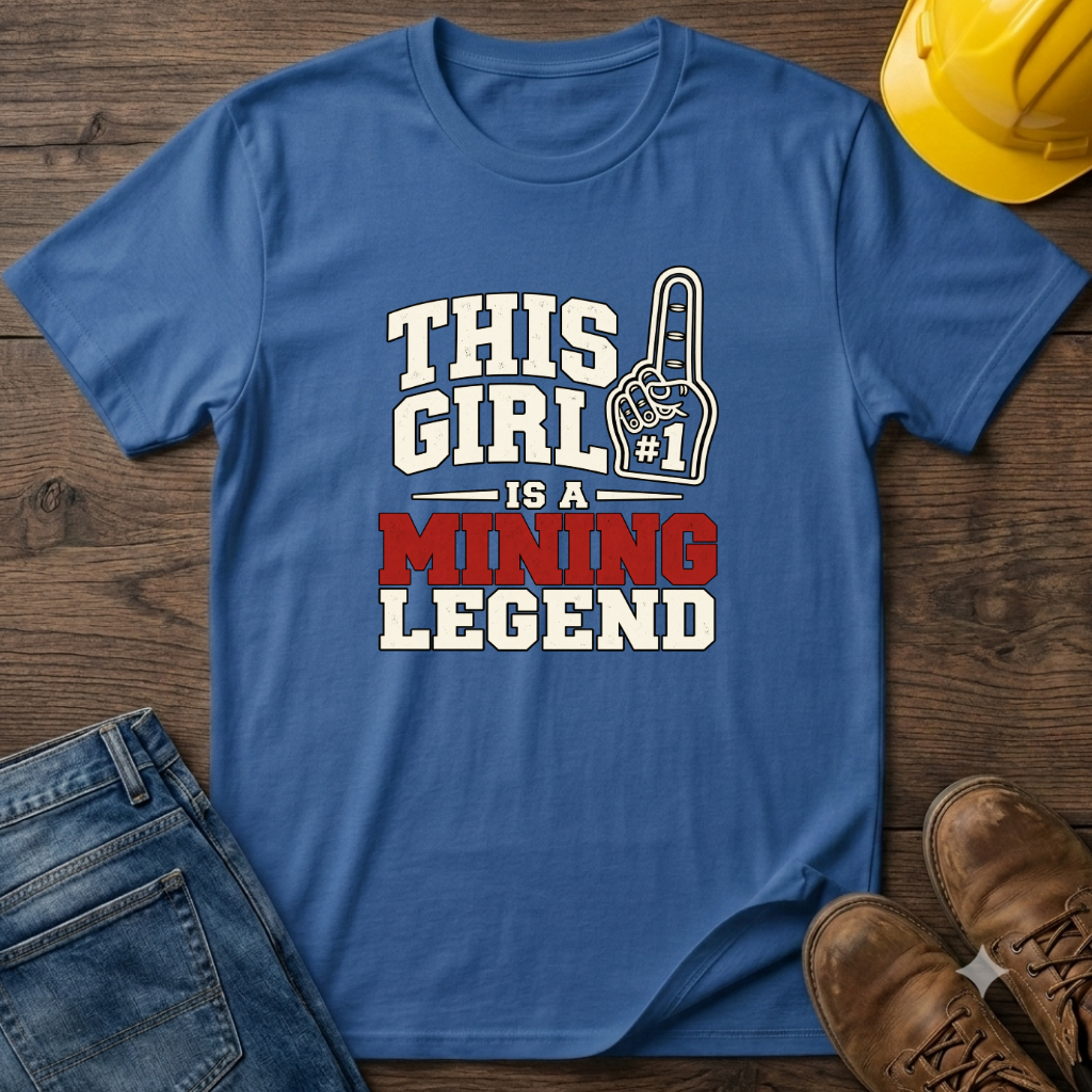 Mining Legend Girl T-Shirt
