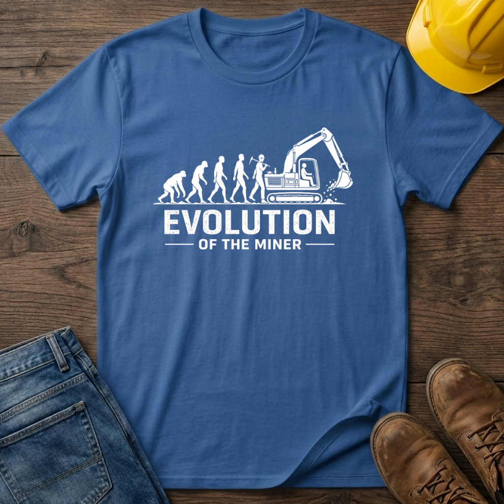 Evolution of The Miner T-Shirt
