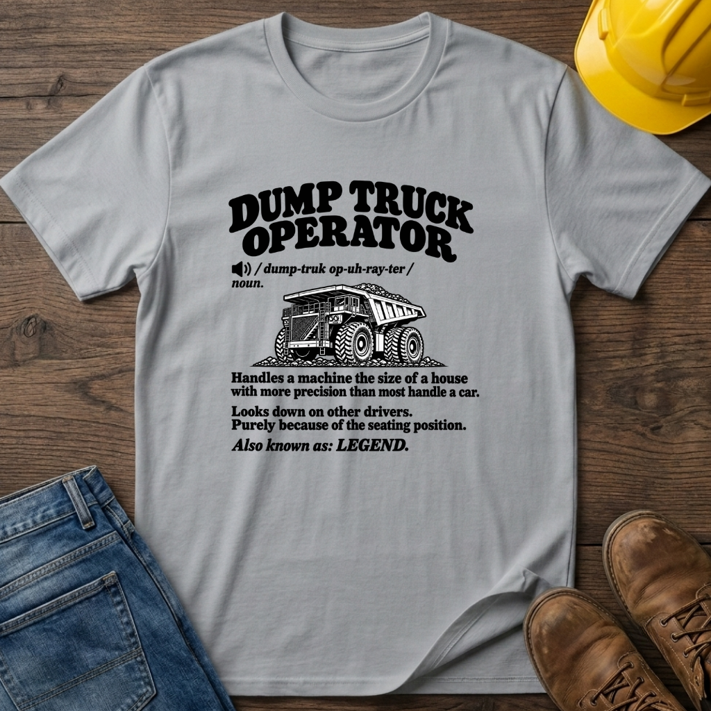 Dump Truck Operator Definition #2 T-Shirt