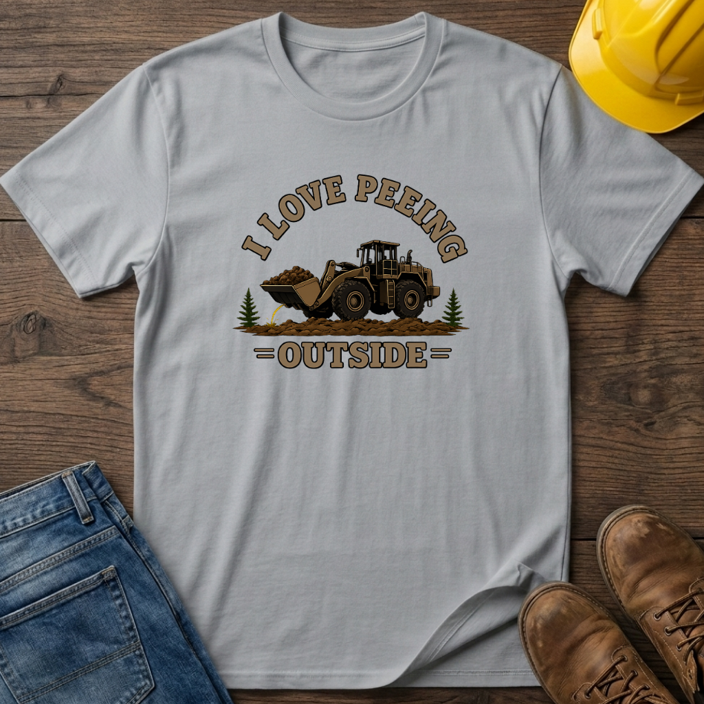 I Love Peeing Outside - Loader T-Shirt