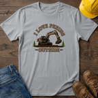 I Love Peeing Outside - Digger T-Shirt