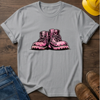 Pink Work Boots T-Shirt