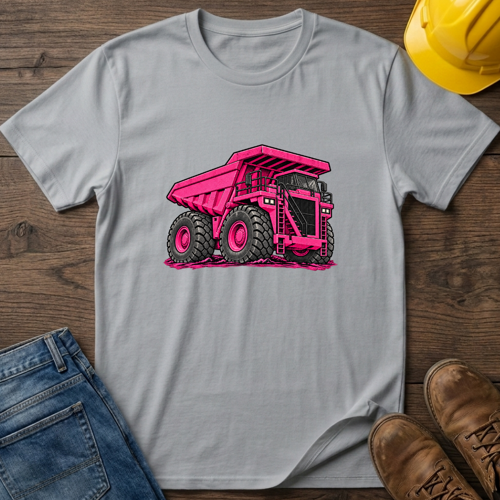 Pink Dump Truck T-Shirt