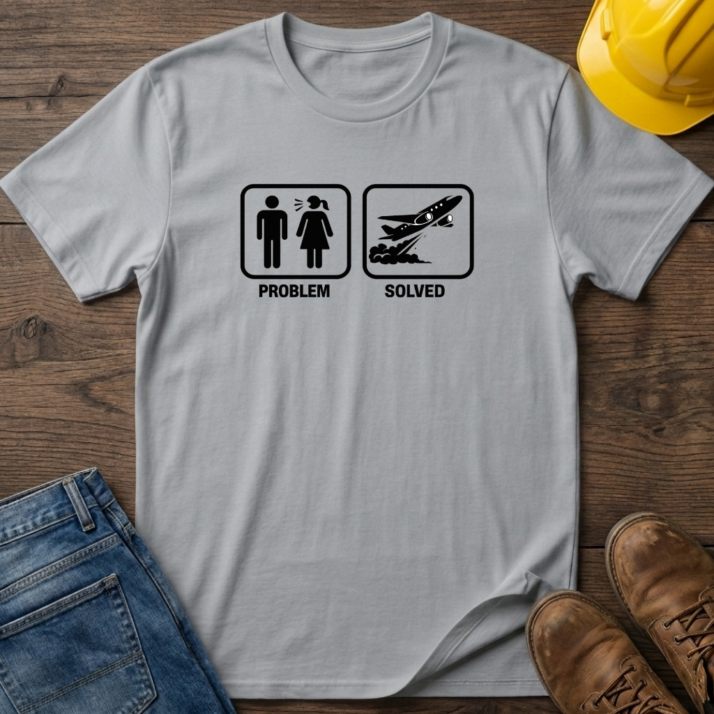 Problem Solved Fly Out Day T-Shirt