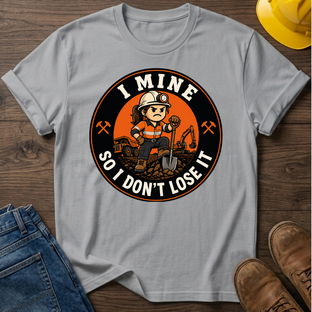 I Mine So I Don't Lose It Female T-Shirt