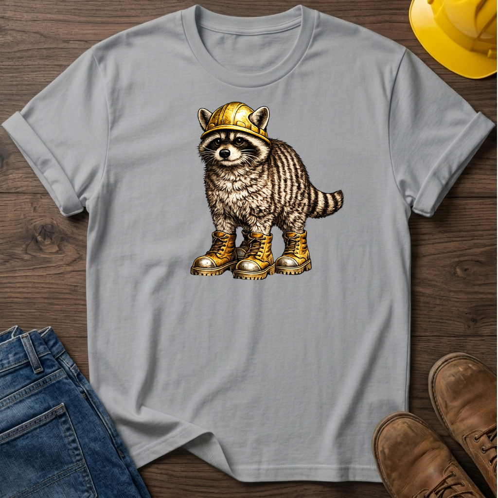 Raccoon in Boots T-Shirt