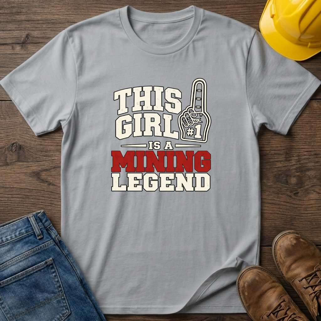 Mining Legend Girl T-Shirt