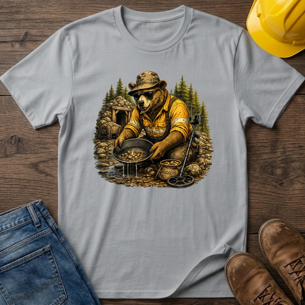 Grizzly Panning Gold T-Shirt