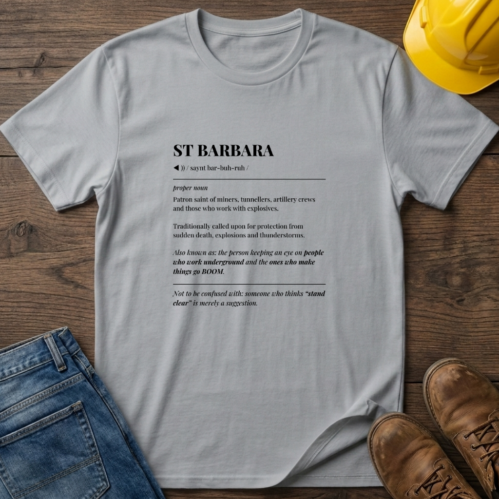 St Barbara Definition T-Shirt