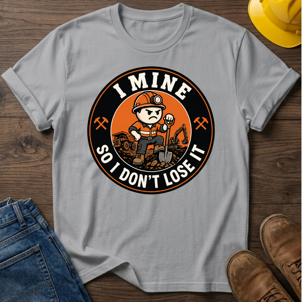 I Mine So I Don't Lose It Male T-Shirt