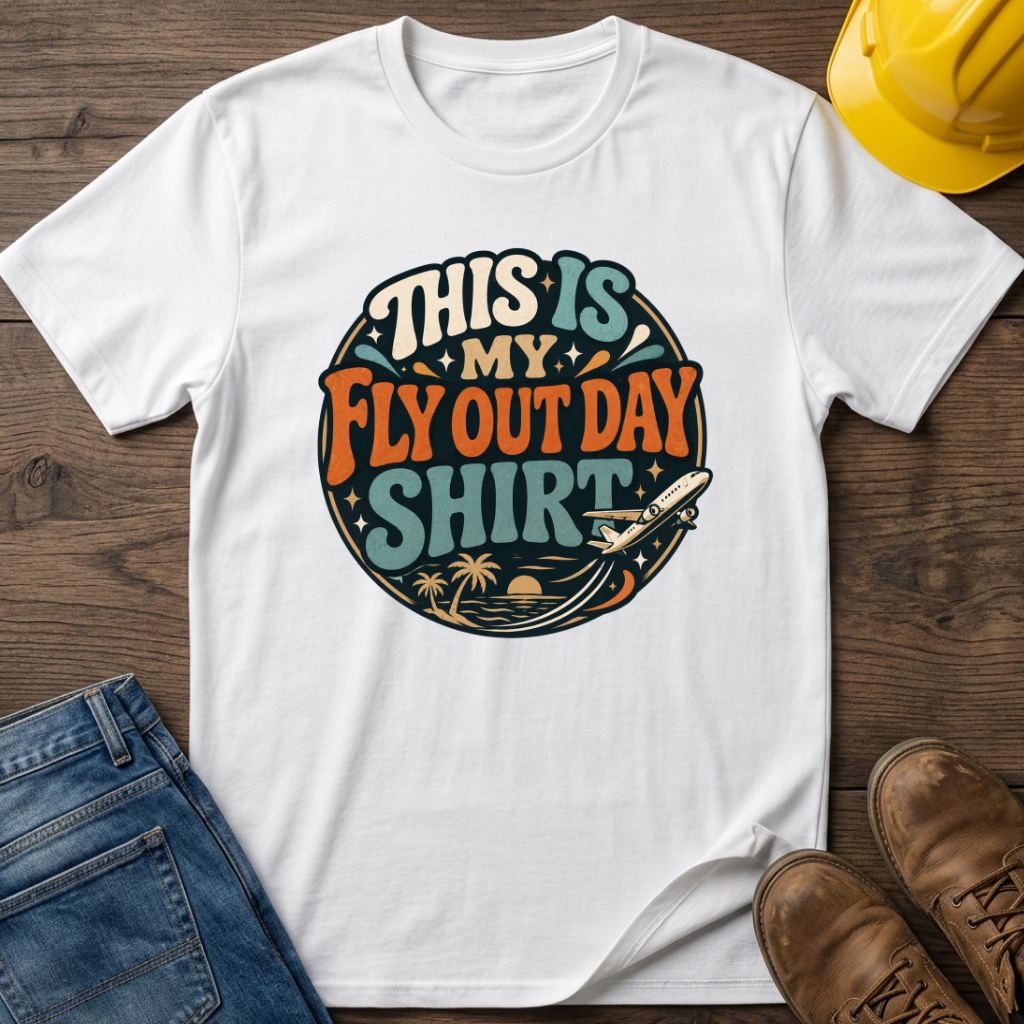 Fly Out Day Shirt Circle T-Shirt