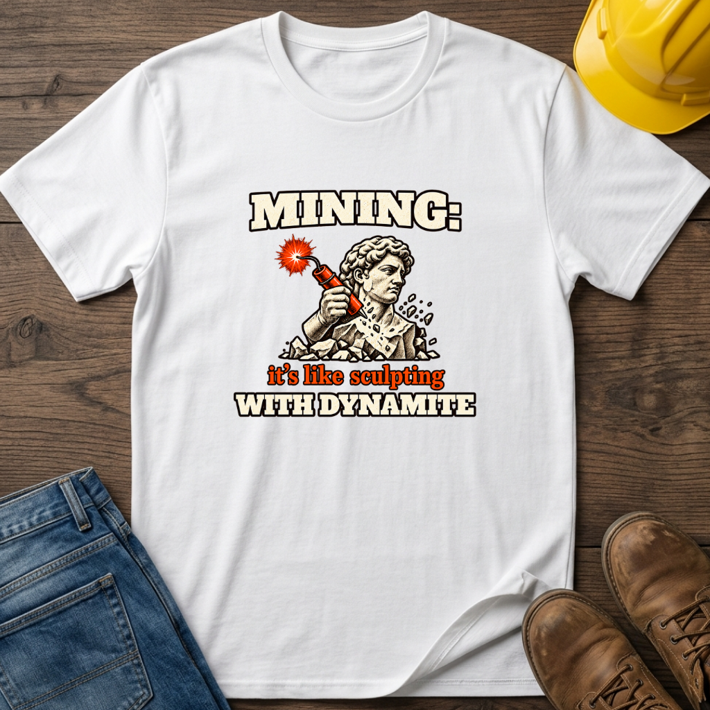 Mining Like Sculpting T-Shirt