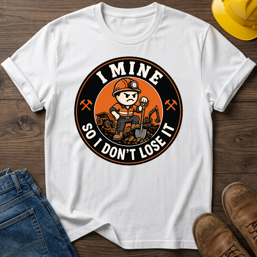 I Mine So I Don't Lose It Male T-Shirt