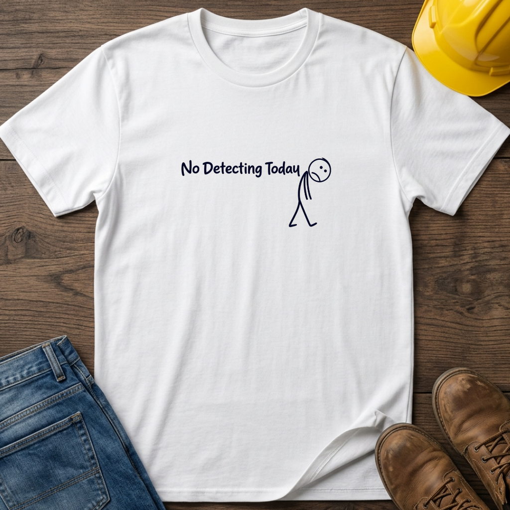No Detecting Today T-Shirt