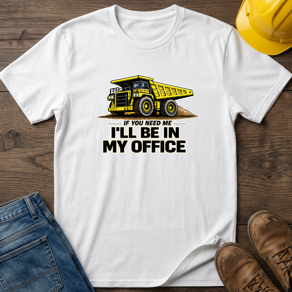 In My Office - Dump Truck T-Shirt