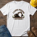 I Love Peeing Outside - Digger T-Shirt