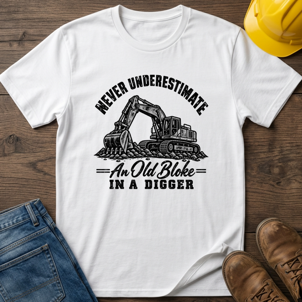 Old Bloke Digger T-Shirt