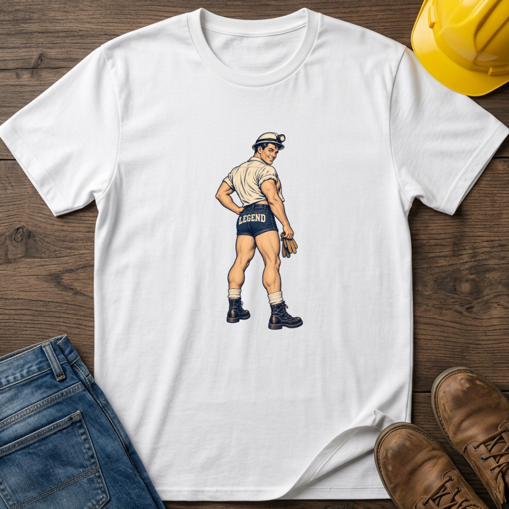 Mining Pinup Male T-Shirt