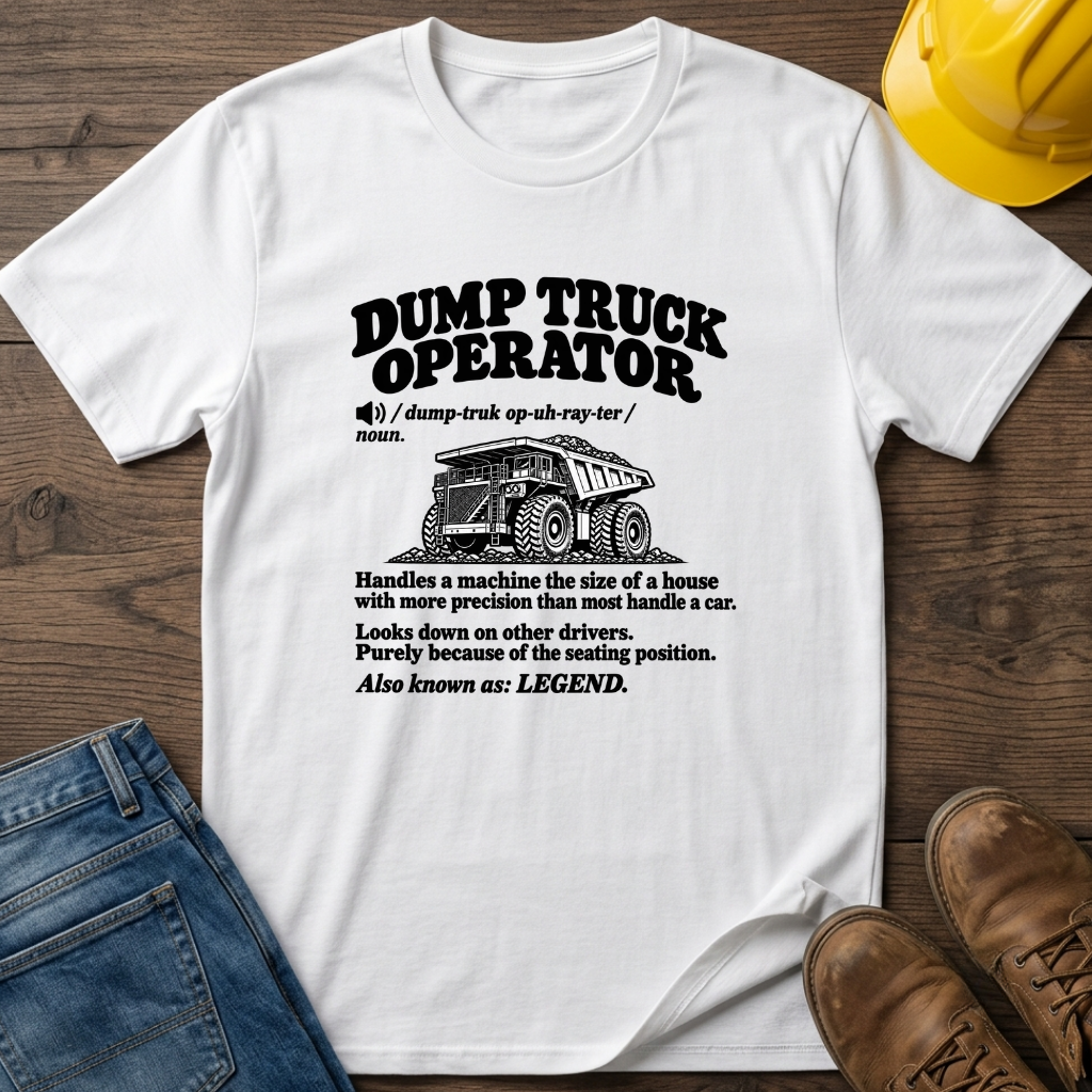 Dump Truck Operator Definition #2 T-Shirt