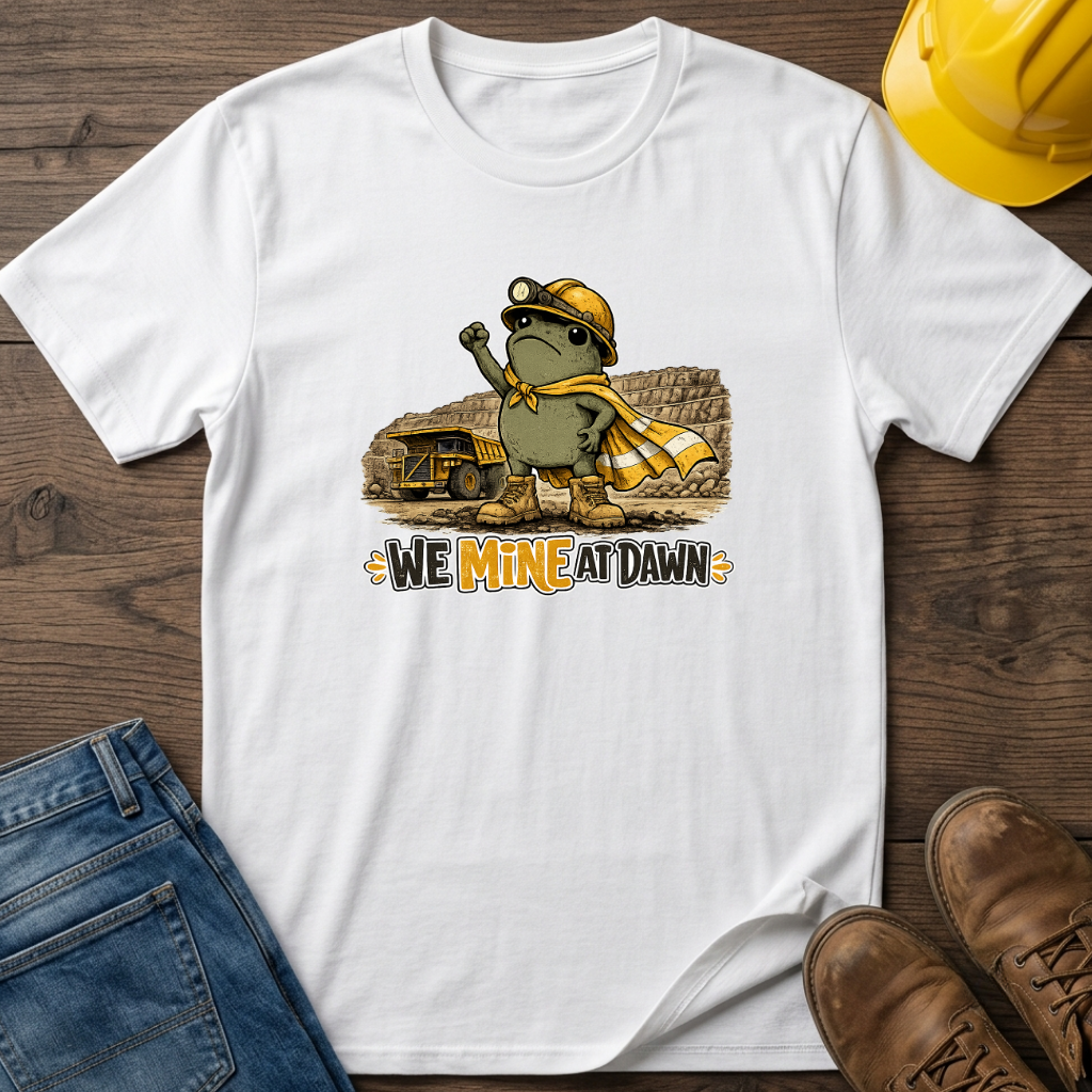 We Mine At Dawn T-Shirt