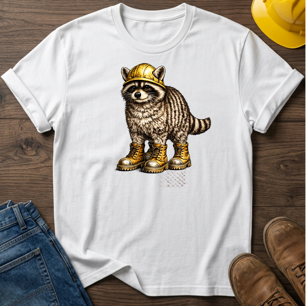 Raccoon in Boots T-Shirt