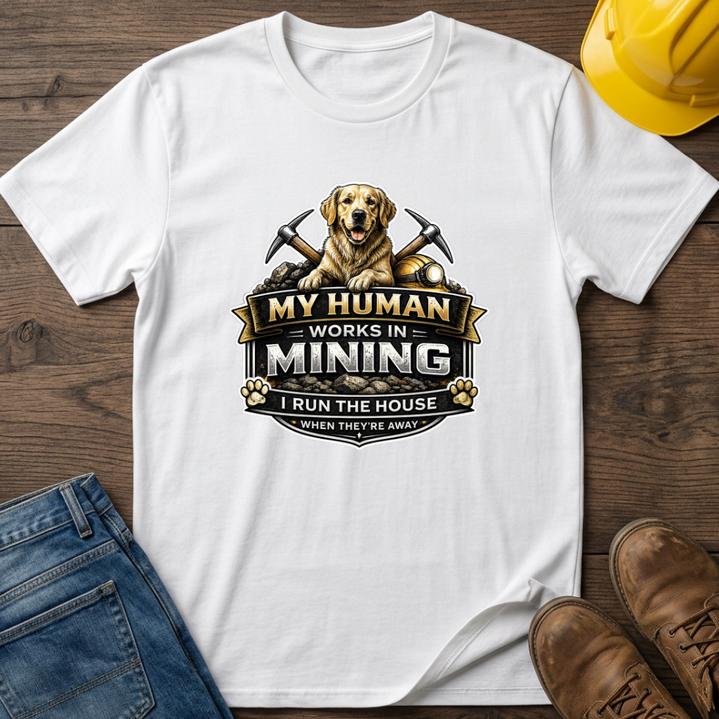 I Run The House - Dog T-Shirt