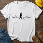 Detectorist Heartbeat T-Shirt