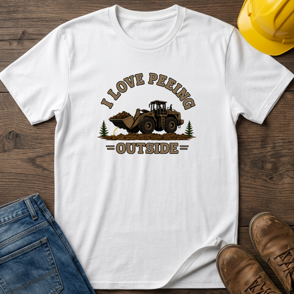 I Love Peeing Outside - Loader T-Shirt