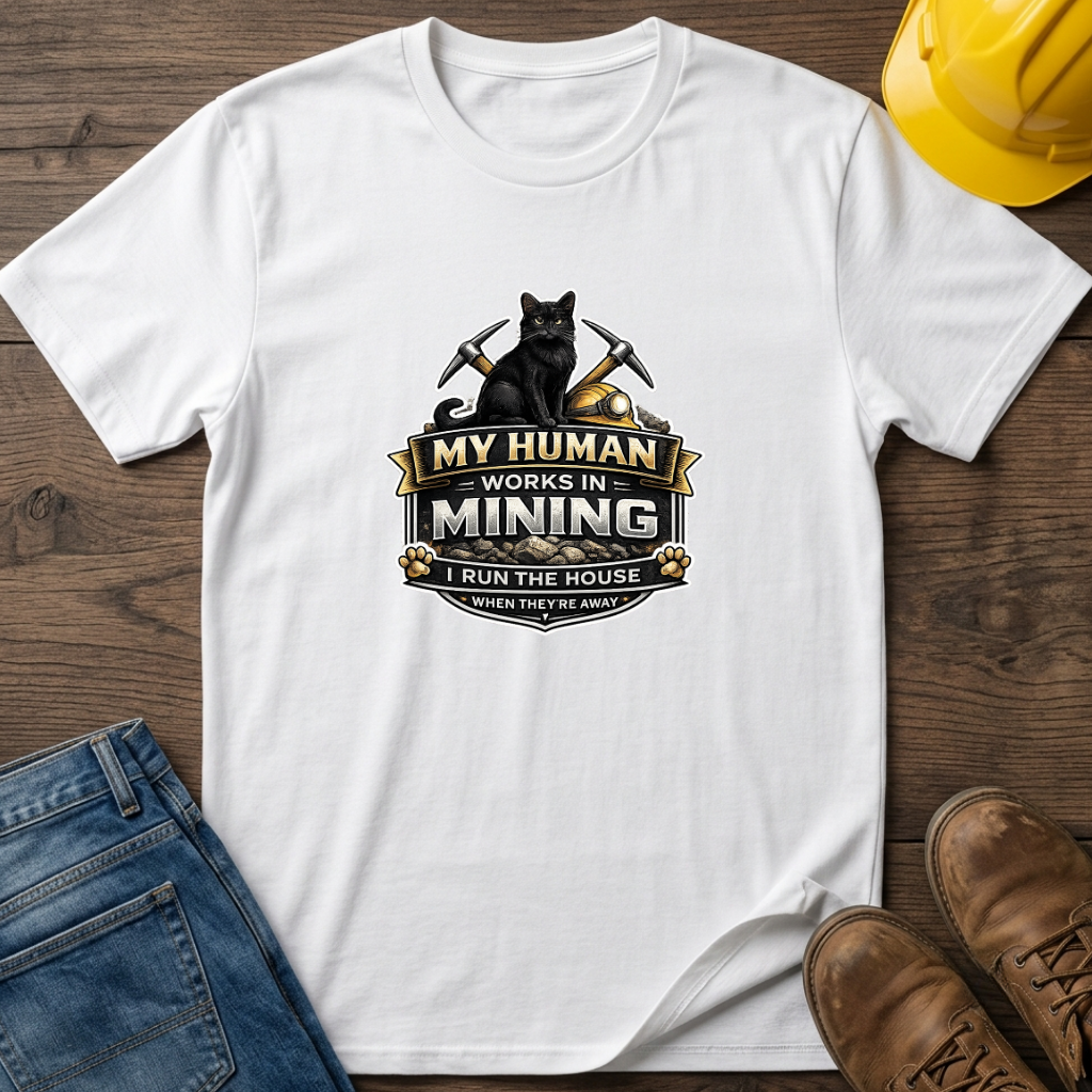 I Run The House - Cat T-Shirt
