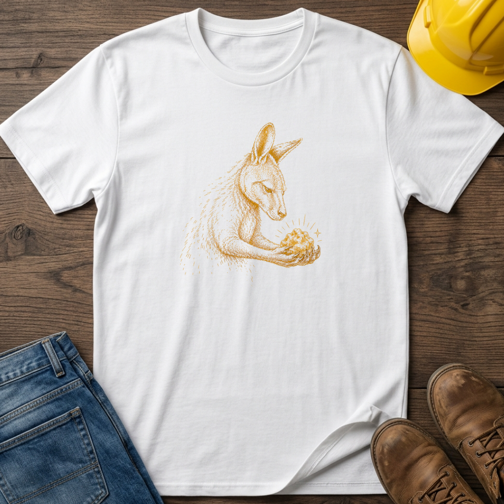 Kangaroo With Nugget T-Shirt