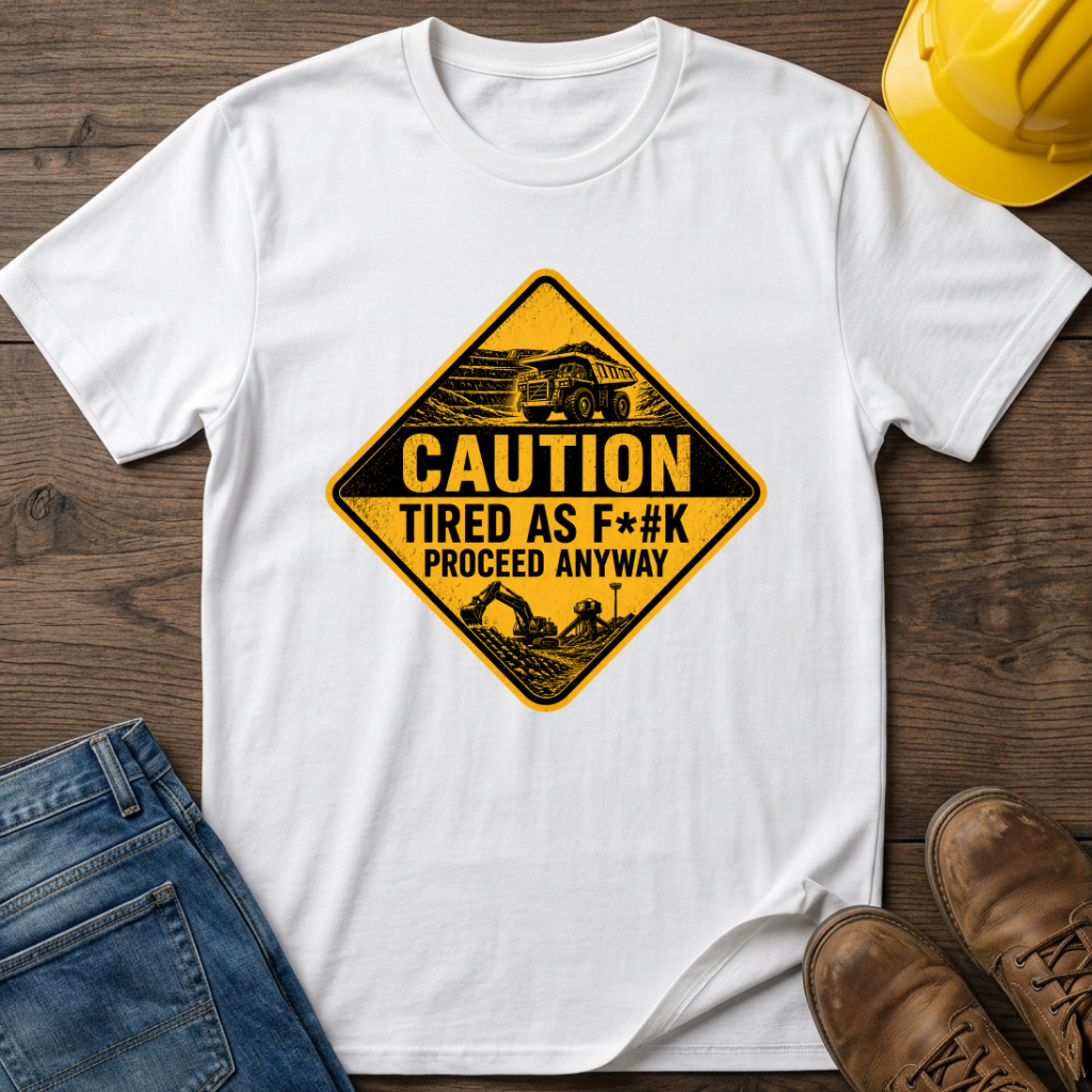 Caution Tired As F*#k T-Shirt